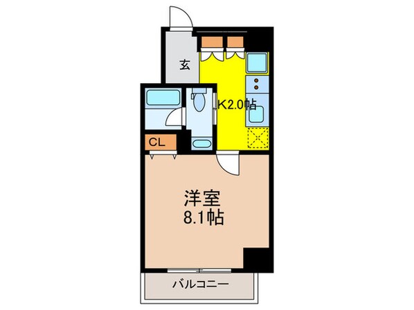 Ｌｏｇ 銀座ＥＡＳＴ（６０２）の物件間取画像